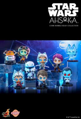 Hot Toys Star Wars: Ahsoka  Cosbi Bobble-Head Collection Full Set
