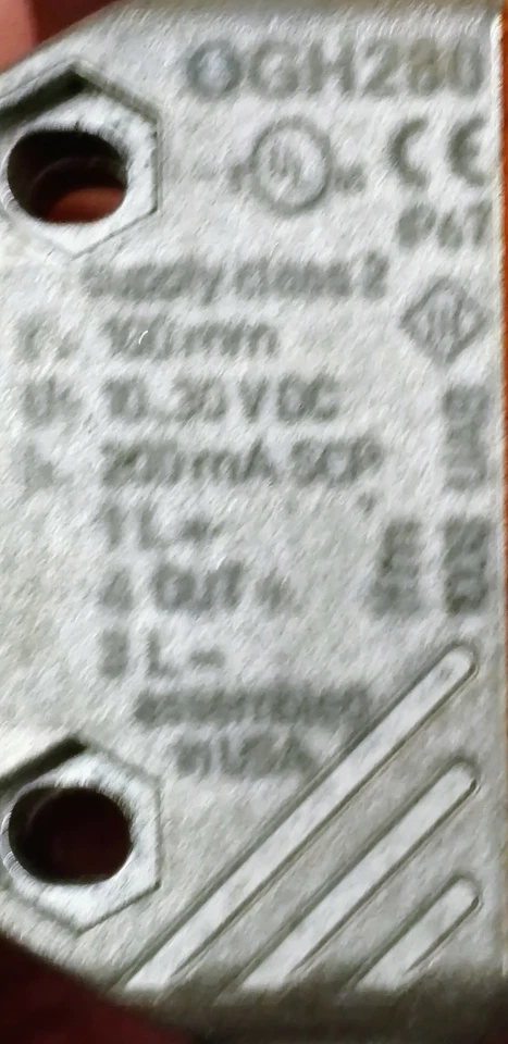 IFM EfectorOGH280 / OGH-HPKG/US/CUBE/100MM Photoelectric Sensor - Image 4 of 4