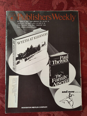 Rare PUBLISHERs WEEKLY Book Trade Magazine September 6 1976 Alex Haley Roots