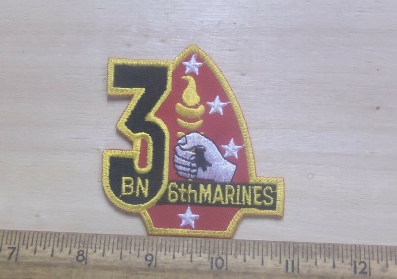 US Marine Corps - 3rd Battalion - 6th Marines Embroidered Patch 