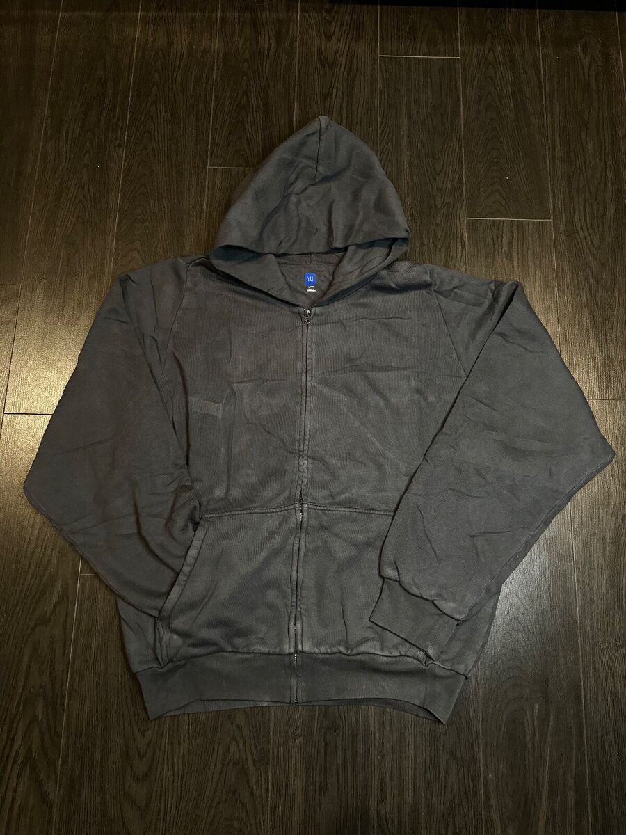 *Unreleased* Yeezy Gap Zip Up Hoodies BLACK LIGHT GREY DARK GREY Kanye West  L/XL