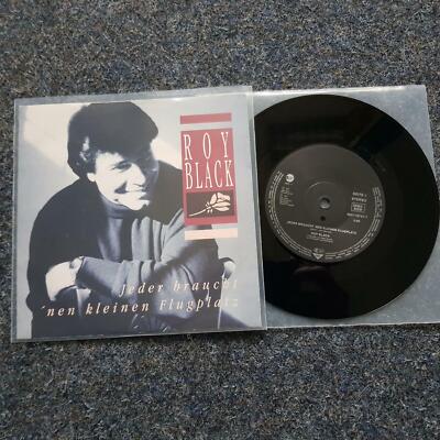 7'' Single Vinyl Roy Black - Jeder braucht 'nen kleinen Flugplatz KLEINES LOCH