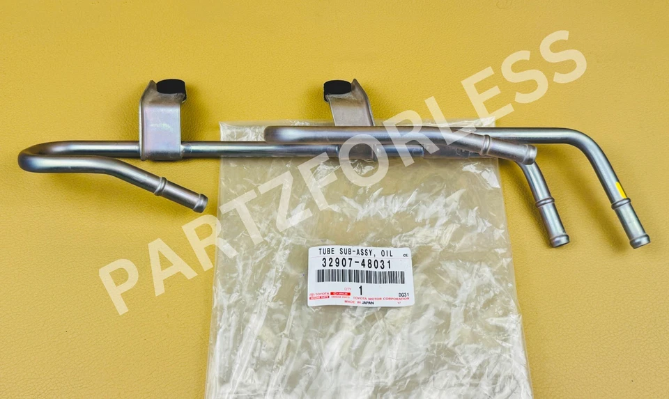 32907-48031 lexus GENUINE OIL COOLER TUBE SUB-ASSY, OUTLET, NO.2 3290748031 - Image 3 of 4