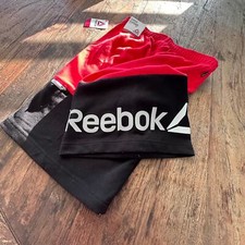 Reebok Classic Red and Black Boys Basketball Shorts