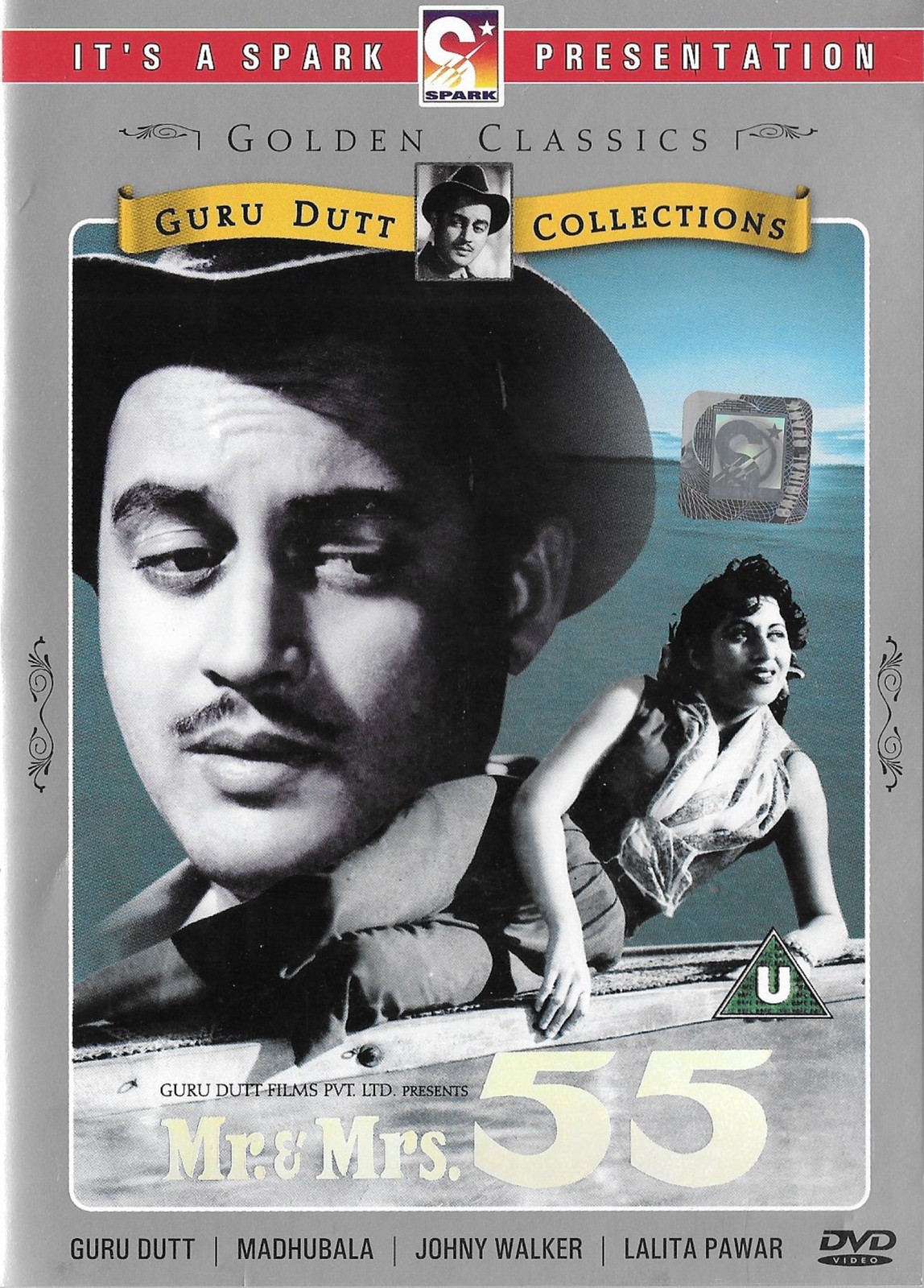 MR & MRS 55 - GURU DUTT - MADHUBALA - NEW BOLLYWOOD SPARK DVD - FREE POST UK