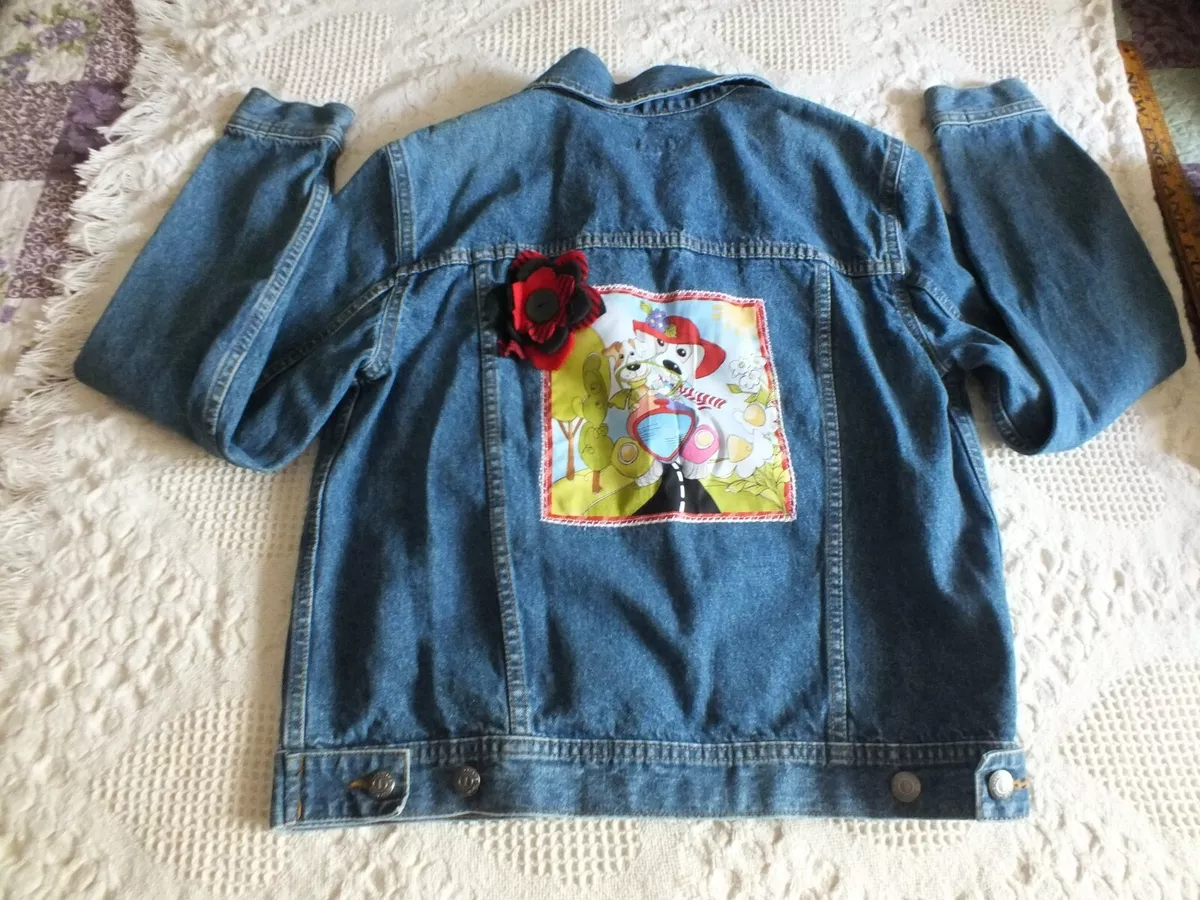 Louis Vuitton Luxury Repurposed Denim Jacket