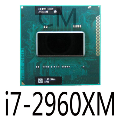 Intel Core i7-2960XM 2.7G/4 cores/8M SR02F 55W Mobile CPU Processor-
