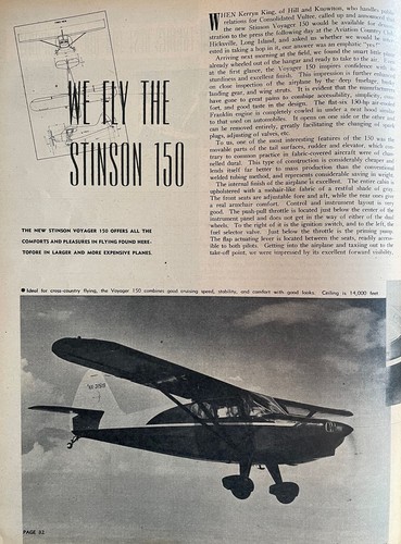 AIR TRAILS JAN 1946 STINSON 150 P-80 F4U-2 AUSTRALIAN AIRLINES DROHNEN F7F TIGERC - Bild 2 von 5