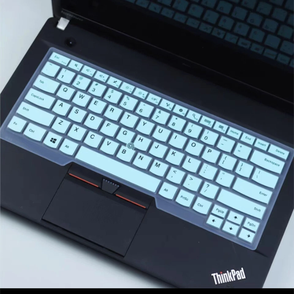 2 X Keyboard Skin for Lenovo ThinkPad T470 T480 T490 T495 T490S T495S E490 E480 - Image 2 of 4