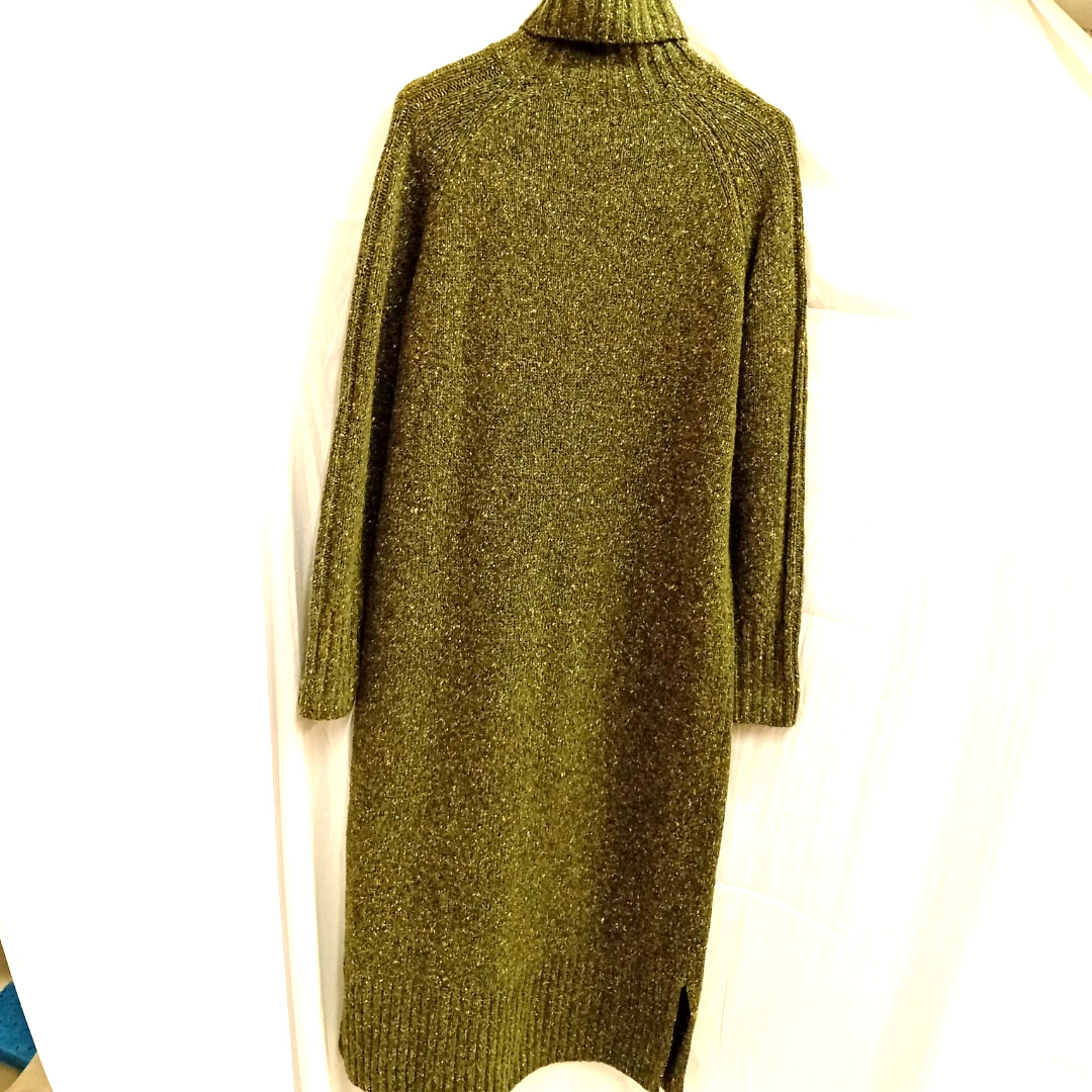 WHISTLES Ladies 100 Wool Green Roll Neck Dress size M CG B11 eBay