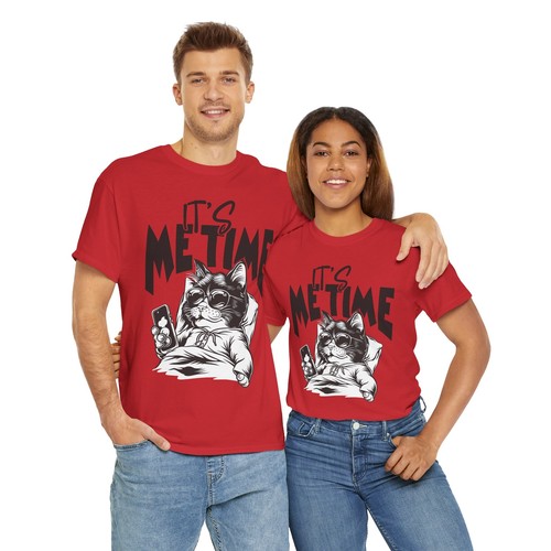 Viral Humor Cat T-Shirt - Internet-Worthy Funny Tee It's Me Time - Picture 6 of 73