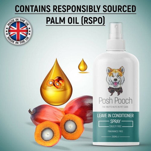 Leave in Conditioner For Dogs 2 in 1 Moisturiser Detangle Hypoallergenic Spray - Picture 4 of 7