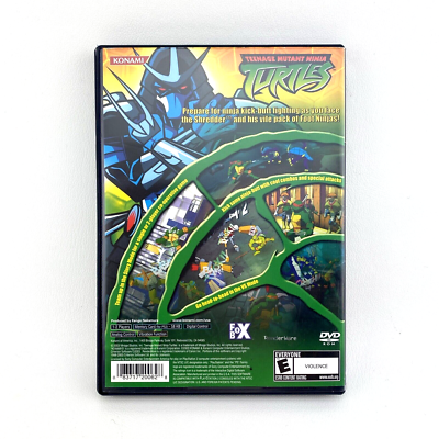 TMNT Teenage Mutant Ninja Turtles 2003 Sony PlayStation 2 PS2 w