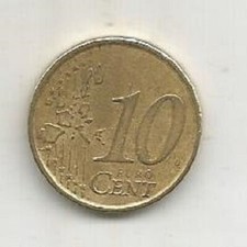 SPAIN 10 EURO CENT 2001 M