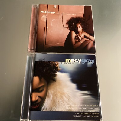 MACY GRAY - The Trouble With Being Myself & On How Life Is 2 CD LOT  