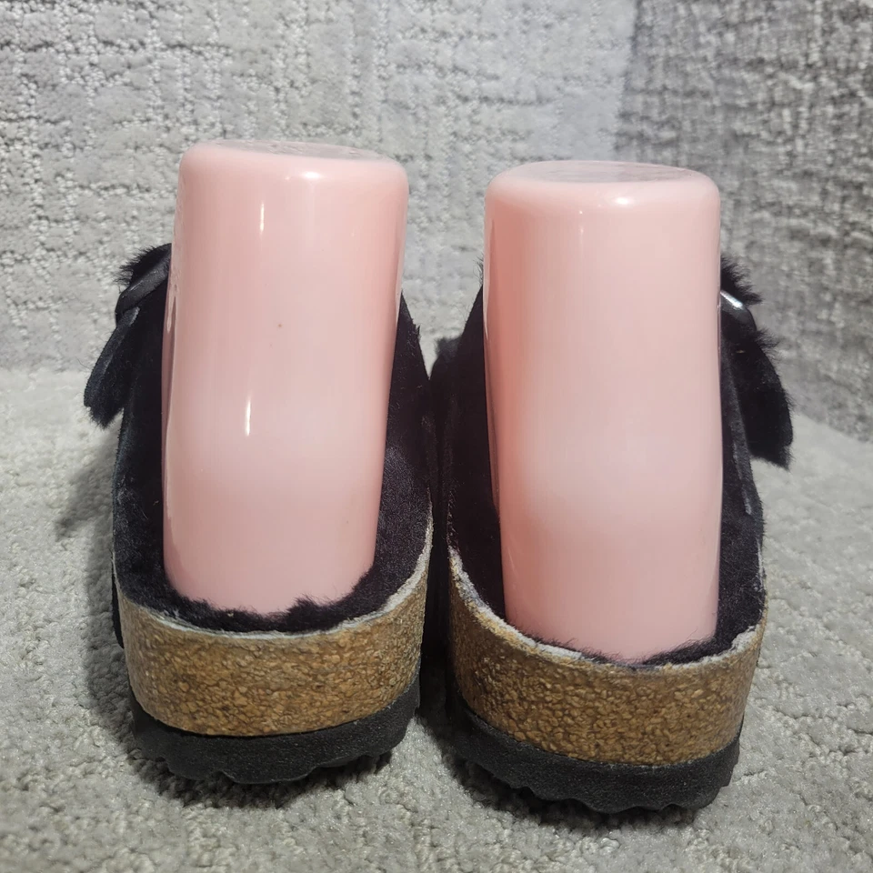 Sandalias Birkenstock Arizona piel de oveja talla 38 L7 M5 N gamuza negra doble correa Foto 3 de 4