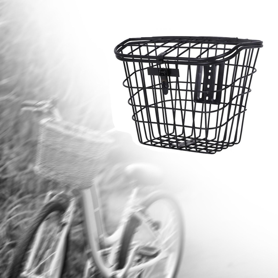 Electric Bike Front Rear Basket Dogs Carrier for Outdoor Road Bike