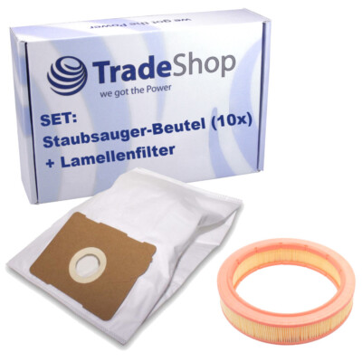 SET: 10x Microvlies-Beutel + Lamellenfilter für Festool VCP 171 E, VPC 171 E/L