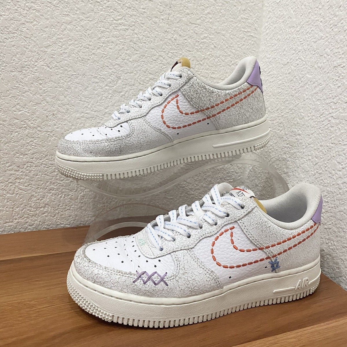 靴 Nike Women's Air Force 1 Low '07 SE Nike Air Force 1 Low '07 SE Next Nature White Pink Oxford