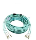 40m LC-LC MM 4 Strand Armored 10G OM3 Fiber Cable Fiber Optic Jumper Patch Cord