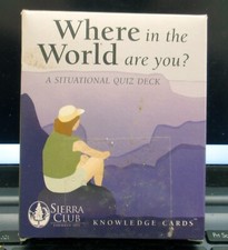 Pomegranate Sierra Club "Where in the World Are You " Knowledge Cards