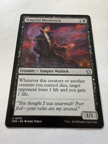 Vengeful Bloodwitch Foundations NM+ Regular
