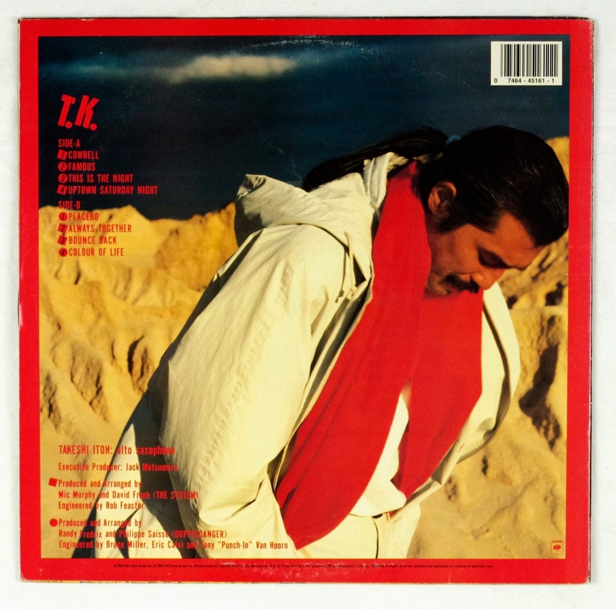 Takeshi Itoh ‎Vinyl T.K. 1988 | eBay