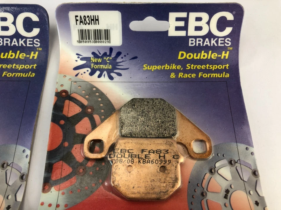 PASTILLAS DE FRENO EBC FA83HH 2 PAQUETES PASTILLAS DE FRENO SINTERIZADAS DOBLE H KAWASAKI AR50/AR80 Foto 3 de 4