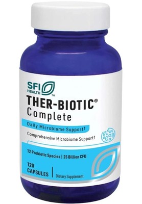 Klaire Labs SFI Health Ther-Biotic Complete 120 Capsules