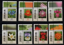 BRD Freimarken Blumen Mi. - Nr. 3468 - 3475 postfrisch Ecke oben links