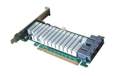 High Point NVMe 4-PORT 32Gbps U.2 Ports to PCIe 3.0 x16 RAID Controller SSD7120