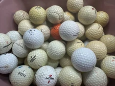 59 Mix Assorted Golf Balls Titleist, Maxfli, Wilson Staff, Ram 3D, ProStaff