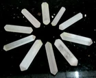 Ten Selenite Double Terminated Points Crystal Healing Reiki Feng Shui Gift