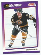 RANDY BURRIDGE 1991-92 SCORE CARD NM-MT CONDITION