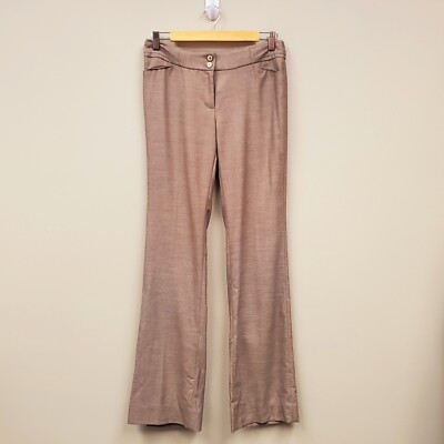 White House Black Market Yard Dye Slim Bootcut Suit Dress Pants