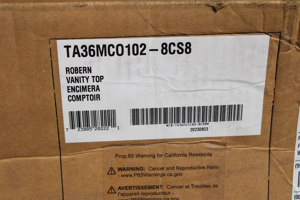 Vaidade Robern TA36MCO102-8CS8 - Craft Series 36" com Int. Pia branca fosca - Imagem 2 de 4