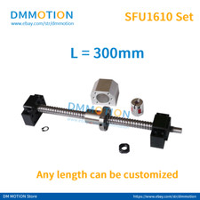1610 Ballscrew C7 SFU1610 300mm ballnut DSG16H BK12 BF12 coupling CNC Part