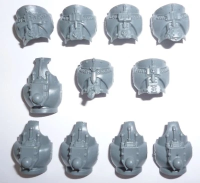 GAMES WORKSHOP Warhammer 40K Caballeros Grises Escuadrón de Ataque Torso x 5 [Bits]