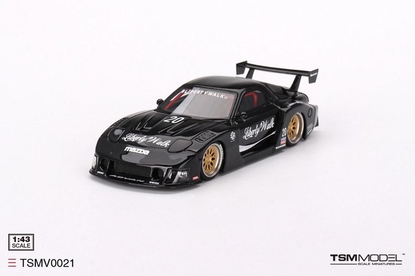 Mazda RX-7 Lb-Super Silhouette Liberty Walk Schwarz 1:43 MaßStab TSMV0021-image
