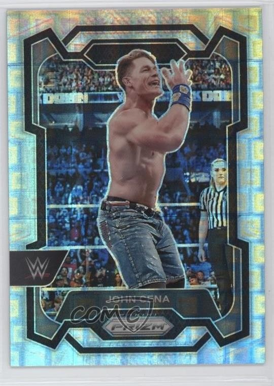 2024 Panini Prizm WWE Premium Box Set Prizm 17/199 John Cena #156 u0m