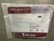 Knit-Rite Prosthetic Soft-Sock Fits 1,2 16-20 1SP3RGMD 3-ply No Hole Reg Med