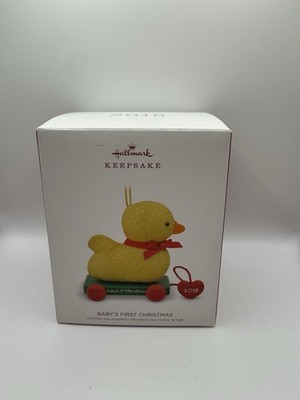 Hallmark Keepsake Ornament 2018 Baby's First Christmas Duck 