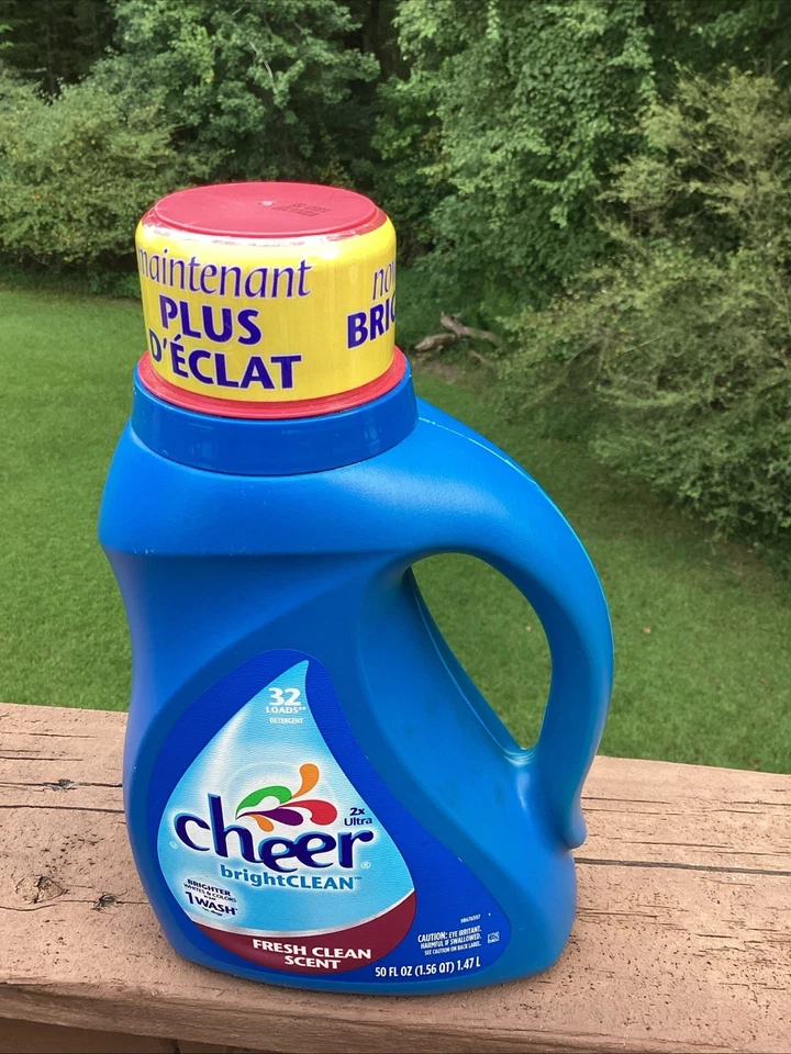 Cheer Bright Clean Liquid Laundry Detergent Fresh Clean Scent 50 oz 32 Load - Image 3 of 4