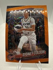2025 Panini Prizm WNBA- Orange Velocity #1 Sydney Colson- Indiana Fever 