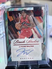 2024-25 Court Kings #BR-WAL Auto Ja'Kobe Walter Brush Strokes Ruby /75