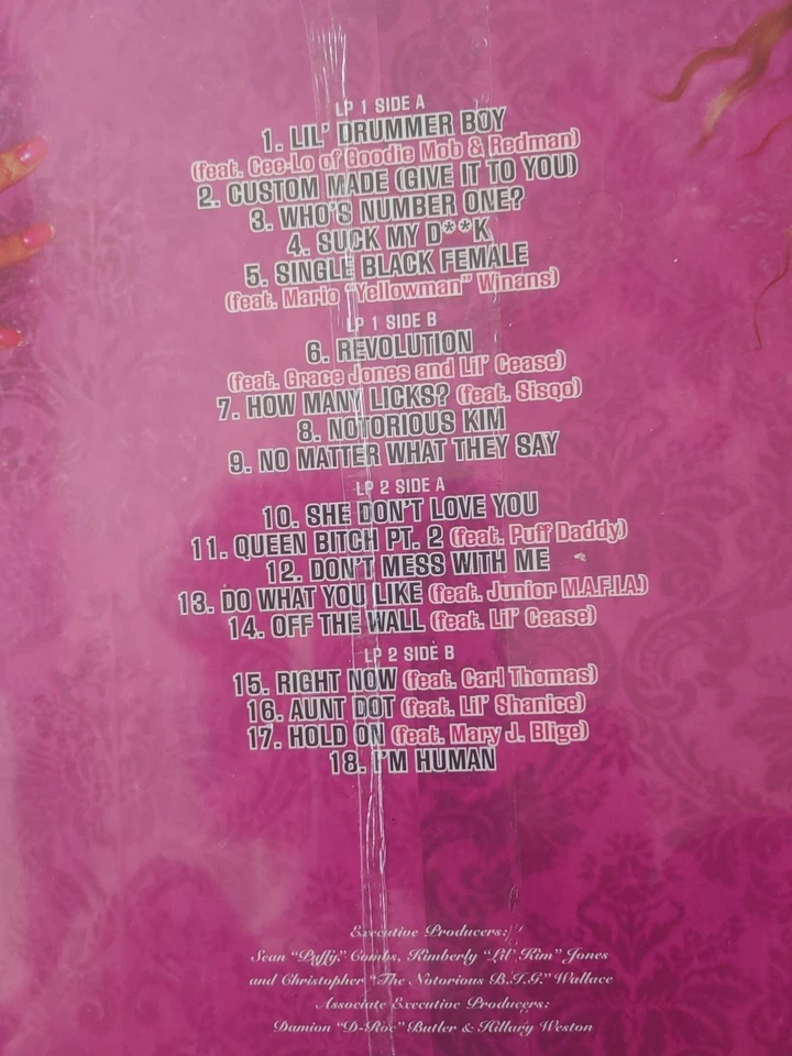 Lil' Kim – Notorious K.I.M. (2000) 2 Vinyl, LP Album Original Factory Sealed MT - Image 4 of 4