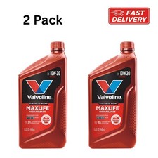 Valvoline Maxlife High Mileage 10w-30 Synthetic Blend Motor Oil 1 Quart - 2 Pack Valvoline Maxlife High Mileage 10w-30 Synthetic Blend Motor Oil 1 Quart - 2 Pack
