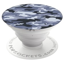 Popsockets Gray Camo Phone Grip Stand Holder