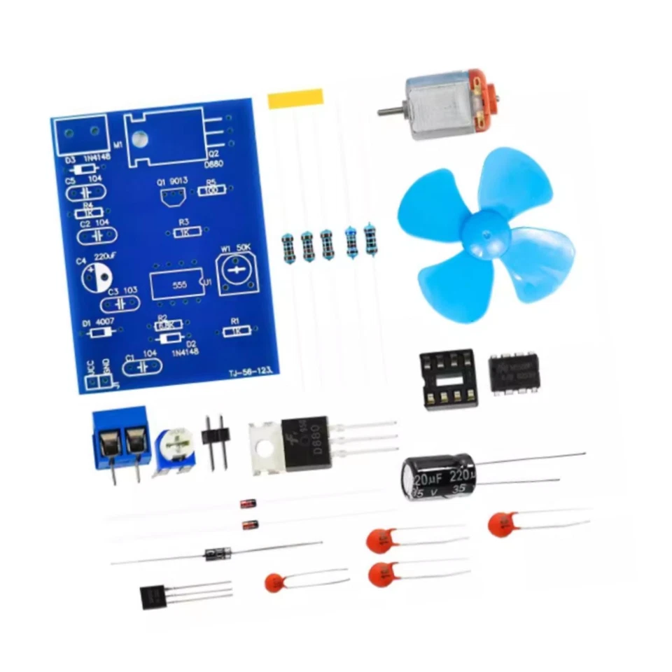 Fan 555 Motor Speed Controller Welding Low Voltage Practical Speed Regulator - Image 4 of 4