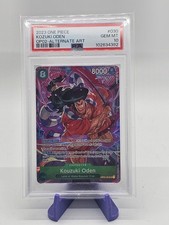 One Piece Kouzuki Oden Alternate Art Op02-030 Psa 10